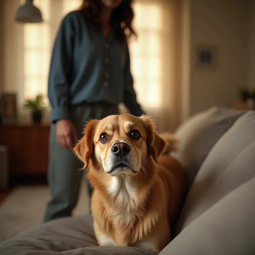 My dog stared at me this morning with those big brown eyes. If I could hear his thoughts, would he say 'I love you' or 'you f