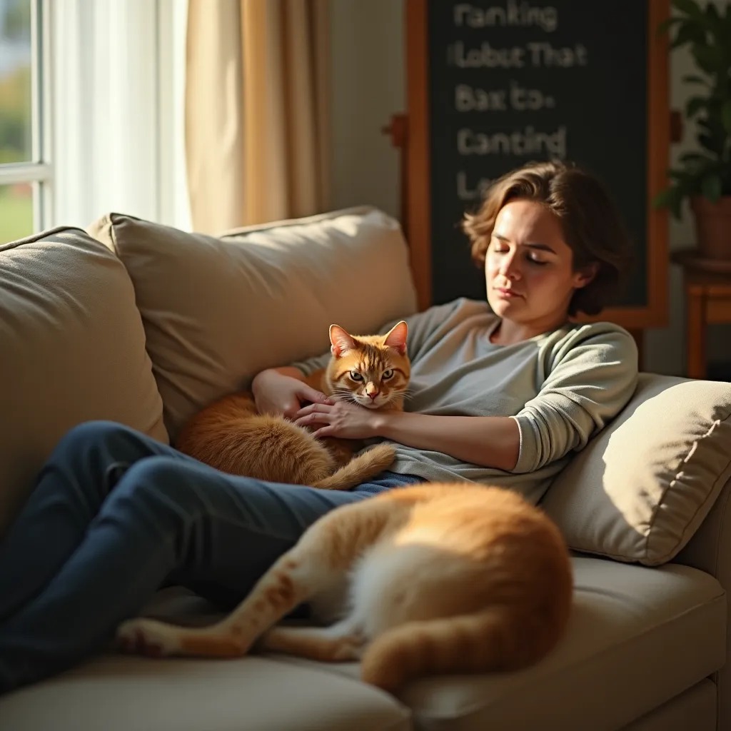 But late at night, when nobody's watching, she curls up next to me and thinks the softest thought: 'This one is warm. This on