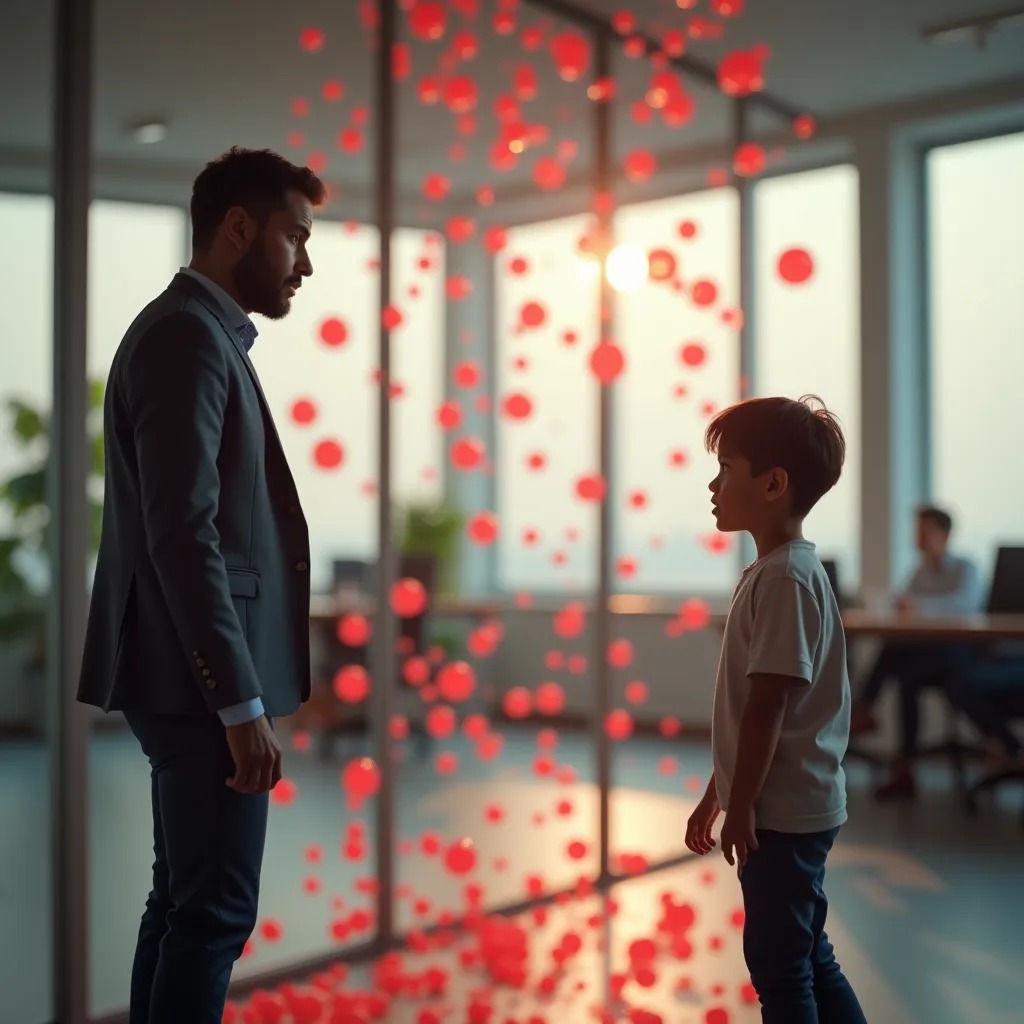 The kid who always says exactly what he thinks? Zero bubbles. He walks through the office like a saint. 'Your coffee smells w