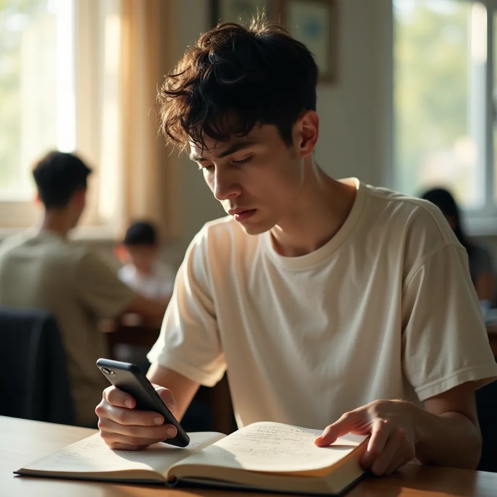 I checked photos on my phone — there I was in Paris, on a bridge, smiling with people I'd never met. My handwriting was in a