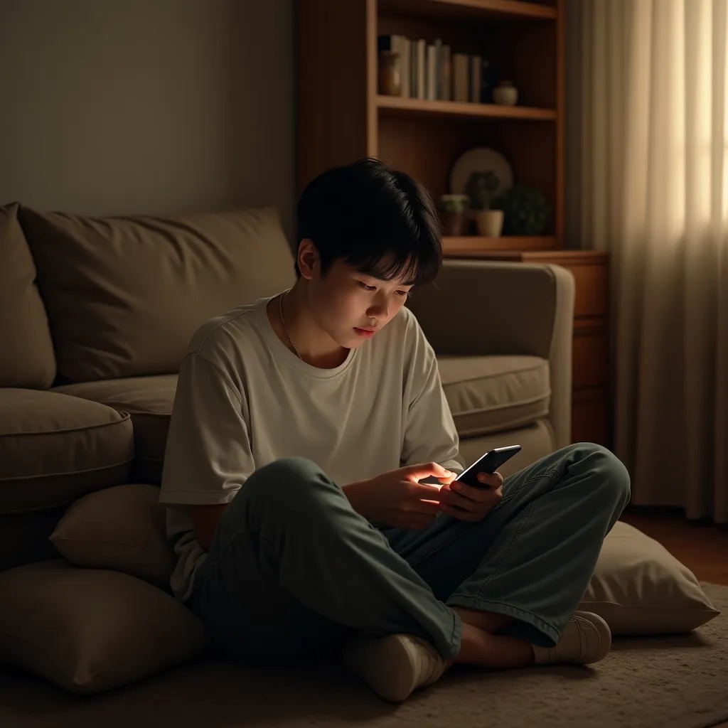 Final message from 7-year-old me: 'I'm scared of growing up.' I reply with the only honest thing I know: 'Me too. But you're 