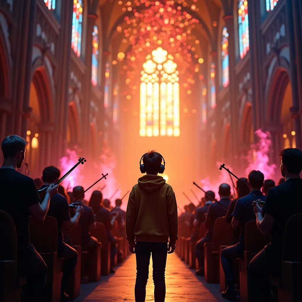 Concerts were overwhelming. A symphony orchestra could fill a cathedral with a living aurora. People cried not just from the