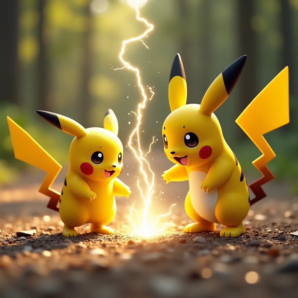 Hayal et: Pikachu raichu ile savaşıyor. Bu savaş sırasında ilk hamle pikachunun toprakla elektriği birleştirip bir saldırı ya