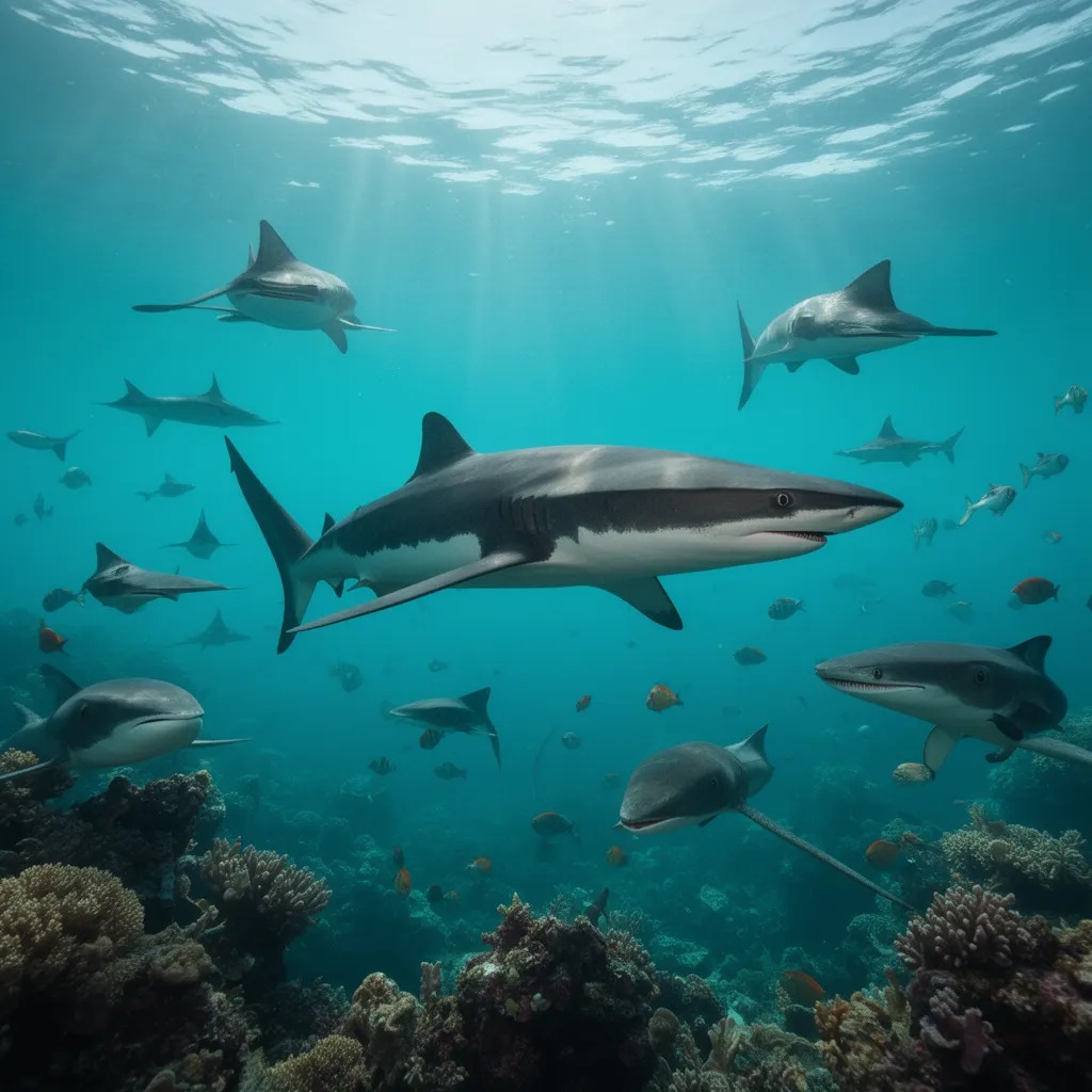 Köpekbalıkları evrim geçirdi, daha büyük, daha saldırgan ve vahşi oldu.