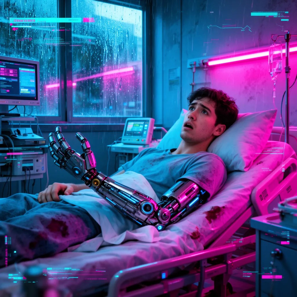 Hayal et: Kahramanımız yapılan büyük bir savaş sonrası kendini bir hastanede uyanmış bir şekilde bulur. Sağ kolunu tam kullan