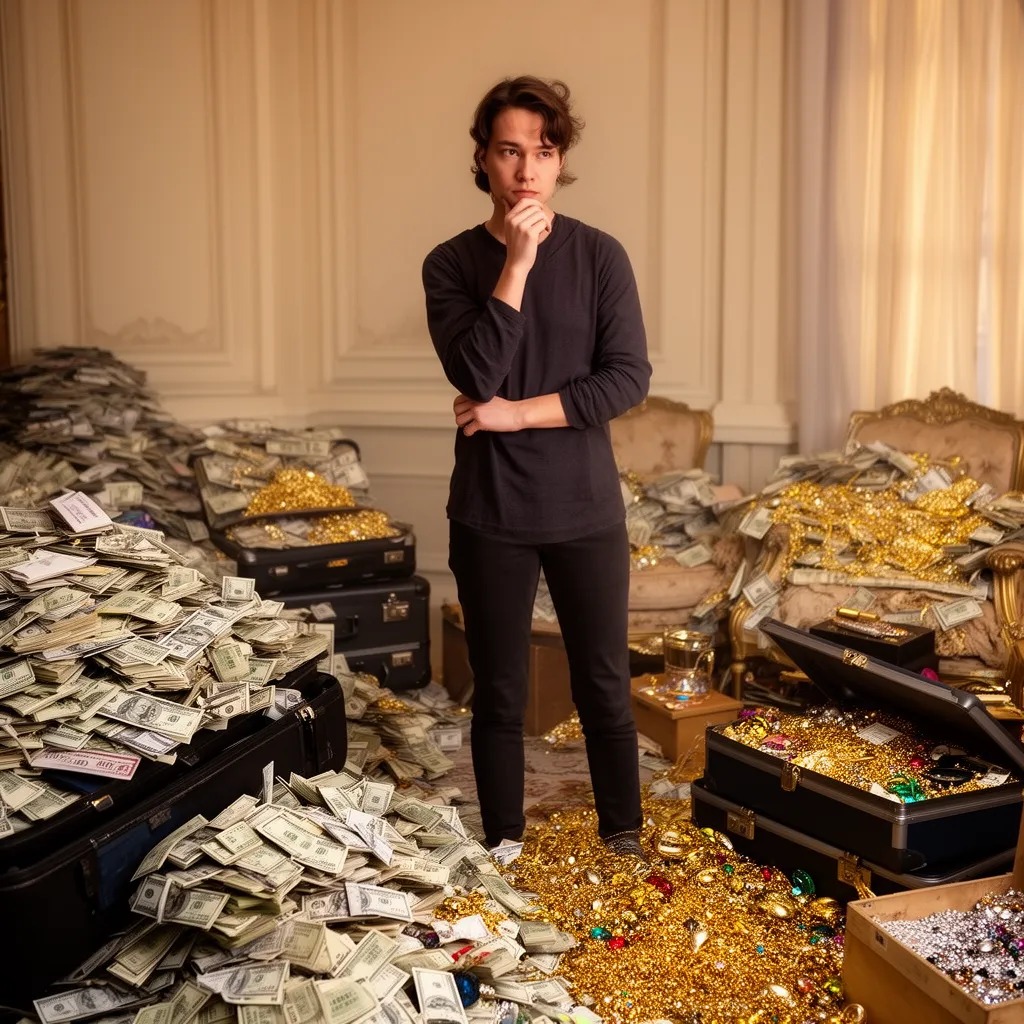 Parayı koyacak yer bulamazdım