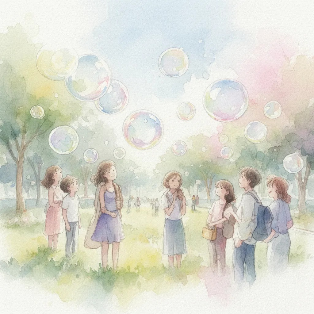 Hayal et: İnsanların düşünceleri başlarının üstünde baloncuk gibi görünüyor.