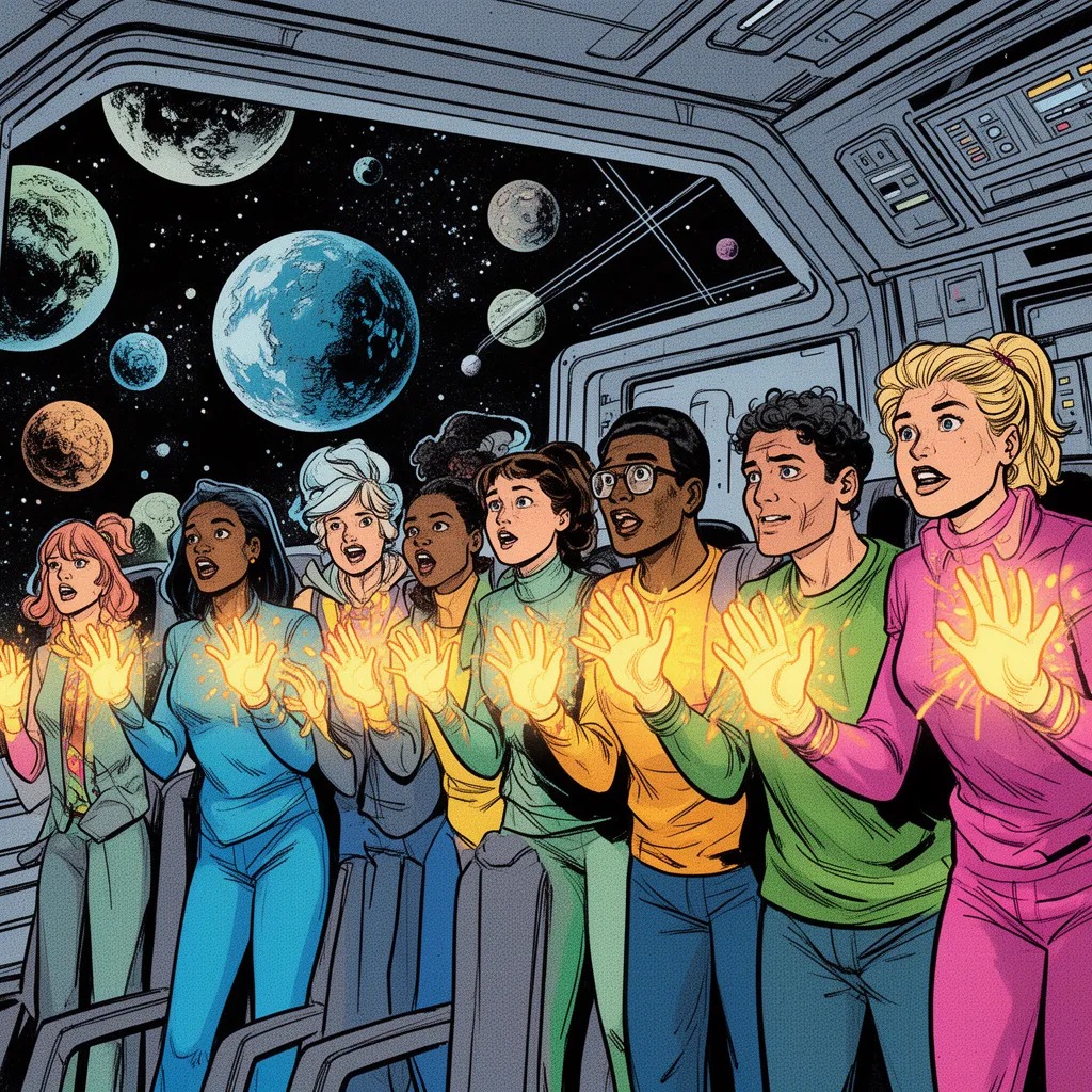 Galaksiler arası seyahatler başlamış, farklı gezegenlere gidiyoruz.