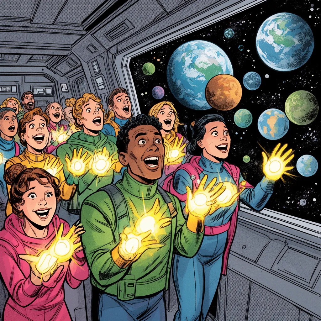 Ardından farklı gezegenlere gidiyoruz.