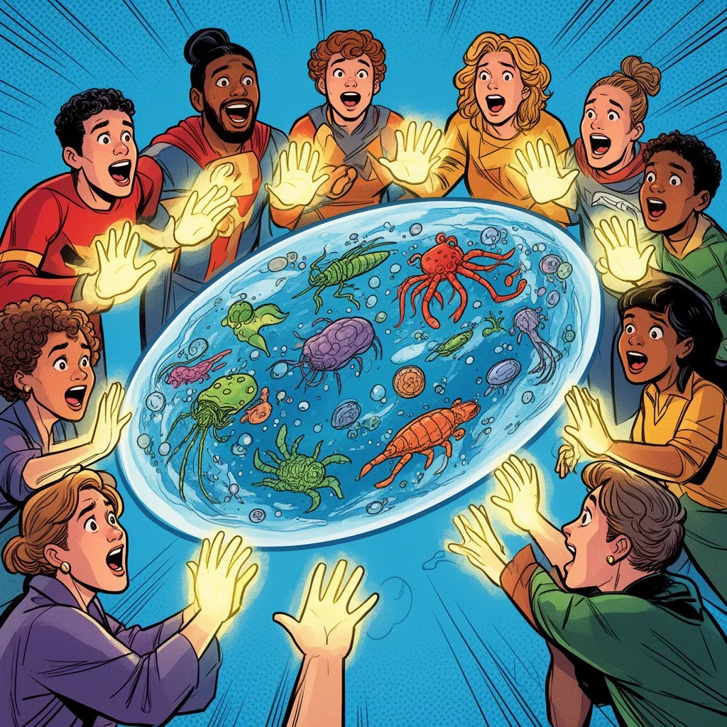 Organizmalar görüyoruz.