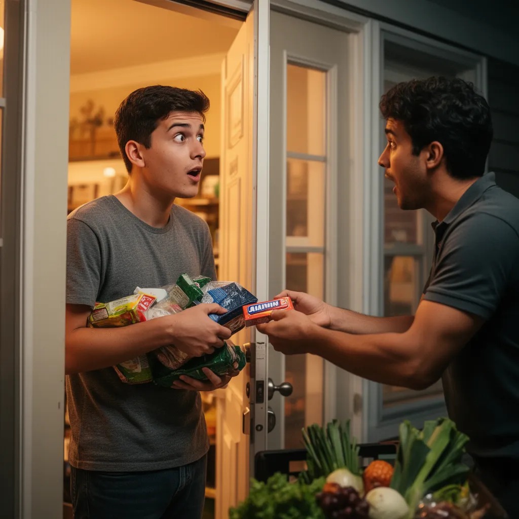 Her şey elimde hazırken birden bakkal kapımı çaldı, sakızı geri istedi.