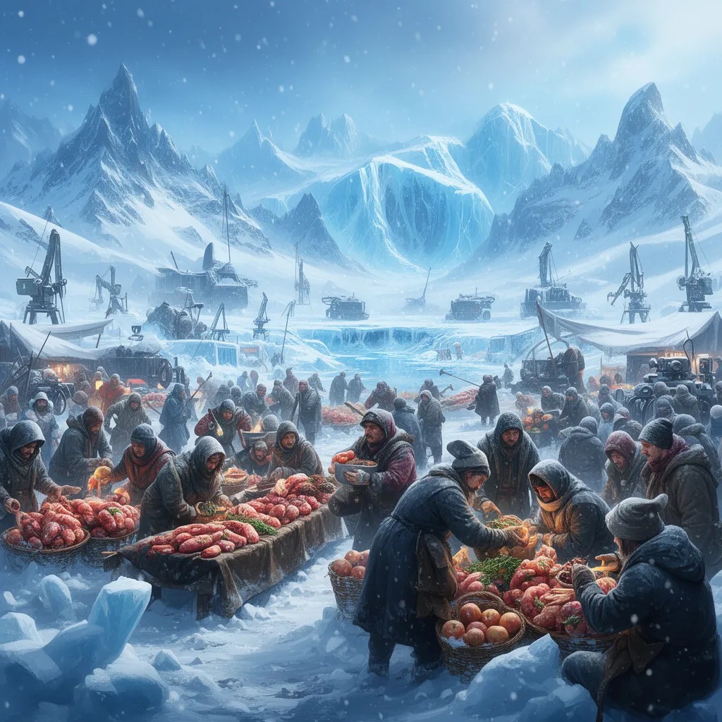 İnsanlar kış şartlarına ayak uydurmak için yeni teknolojiler arayış içine giricekler fakat açlık insanları derin etkiliyicek