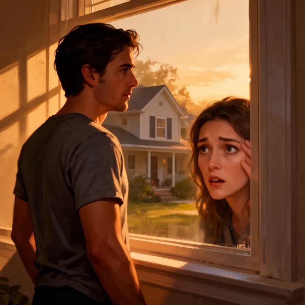 Yakındaki bir evin penceresine bakıyordu ve bir kadın onun yüzünü tanımaya çalışıyordu. Sonra anımsadı, bu sen, bu adam, bu y