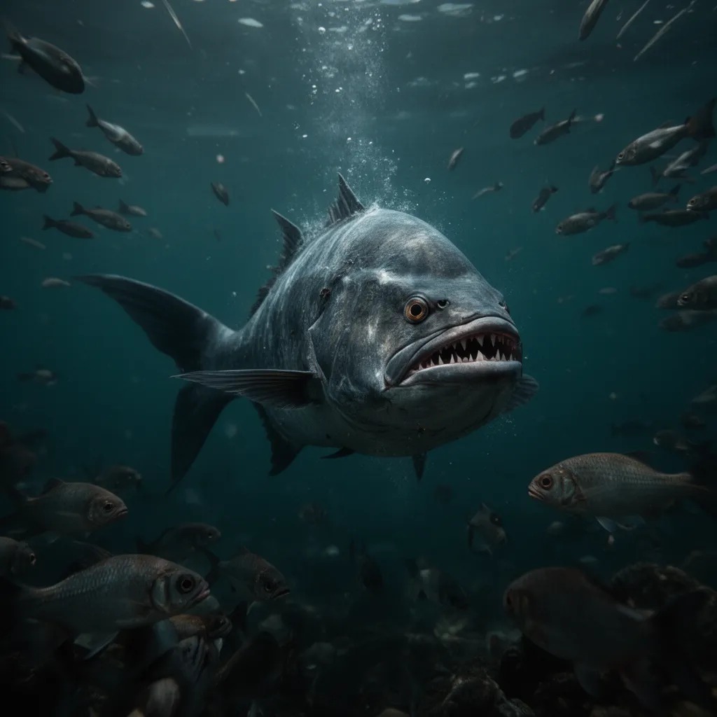 Bu balık diğerlerini yönetebilir ve suyun kralı olabilir. 
Saldırıları korkunç olurdu.