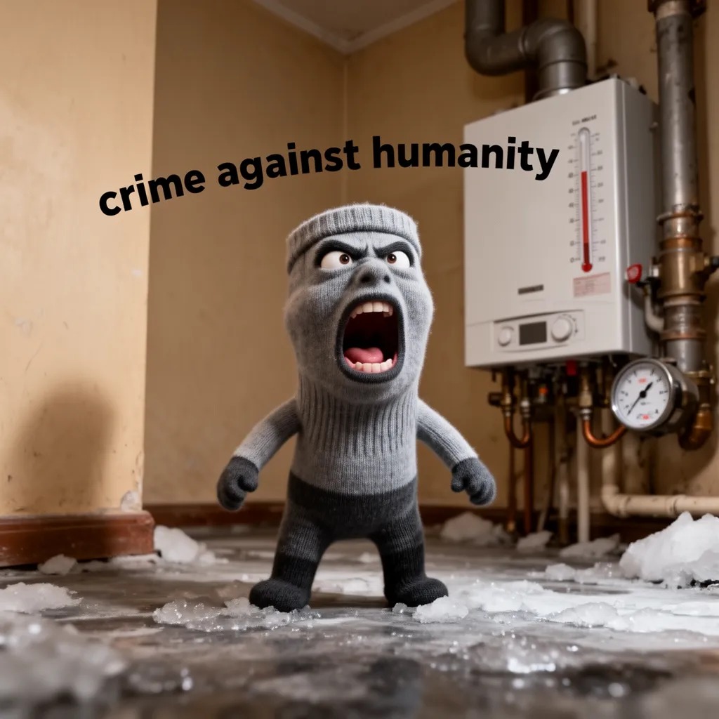 Kombinin tuşlarına basarak 1 derece artırdım, fakat evin her köşesinde yükselen protesto sesleri durmamayı tercih etti. "Bu b