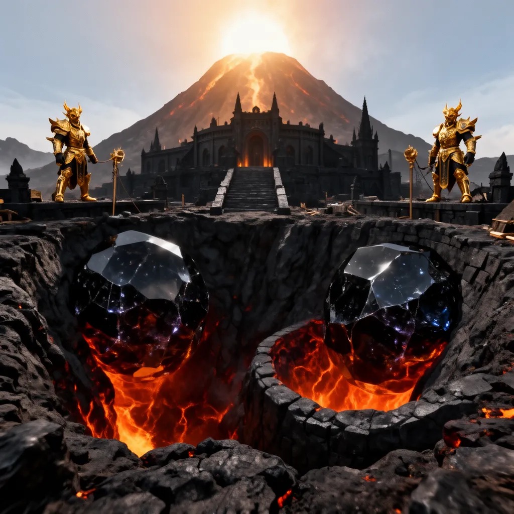 Gece ile Gündüz arasında gizli ittifaklar kurulmaya başladı. Güneş yanardağının tepesindeki Krallık, gece obsidyeninden yontu