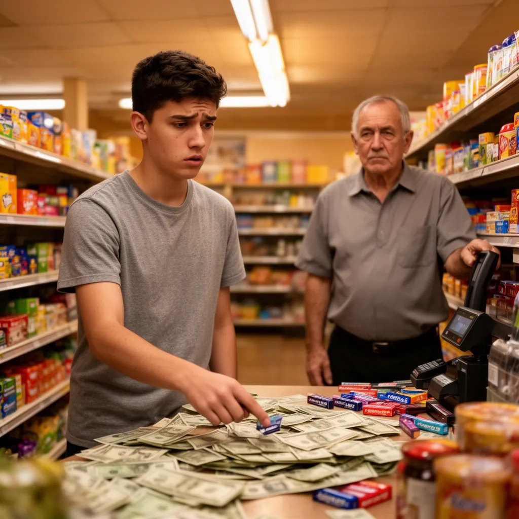 Bakkalı içeri girdim, elimi sallasalar sakızımı gösterirdim. Ancak bakkal beni tanımadı, oynamaya devam etti, "Bu parayı bana