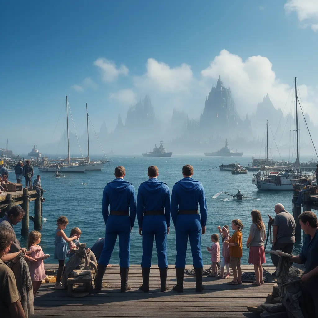 Savaşın yıllarca süremesi sonucu, farklı gruplar dünyanın farklı birer kopyasını kurmaya başladı. Mavi gruplar sakin bir deni