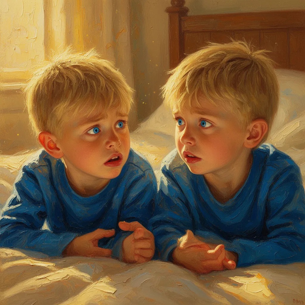 İkizler aynı rüyayı görüyor ama sabah kimin rüyası olduğuna karar veremiyorlar.