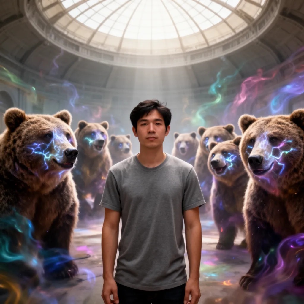 Ayının yüzü bana karanlık bir sır verirken, gördüğüm diğer ayıların yüzlerinde de aynı hayalet gibi bir iz belirdi. Gözlerim,