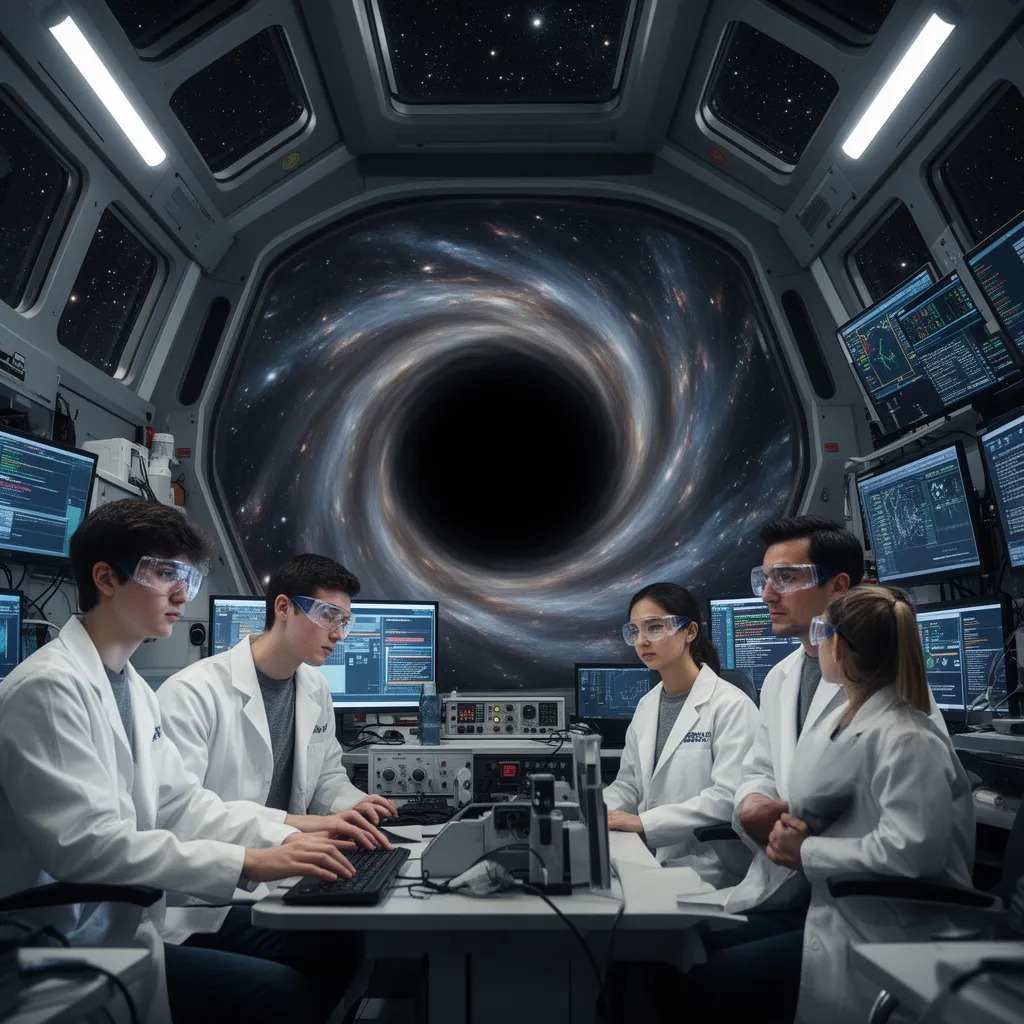 Bilim adamları uzayın derinliklerinde kara deliği bulmak için ilk adımları attılar. Uzayda bulunan özel bir gemi, kara deliği