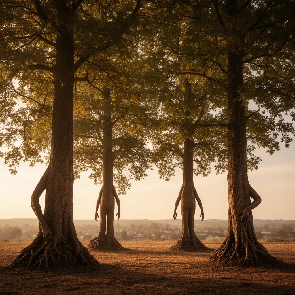 Bu insanlığın sonu olurdu. Ağaçlar insanların en uzak noktasına konumlanırdı.