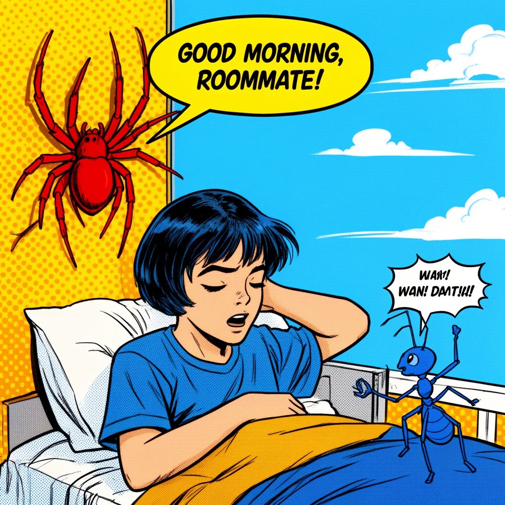 Hayal et: Bir düşün, Hayvanlar konuşuyor! Sabah gözünü açıyorsun, örümcek köşeden sesleniyor "Günaydın, ev arkadaşı!" Dışarı 