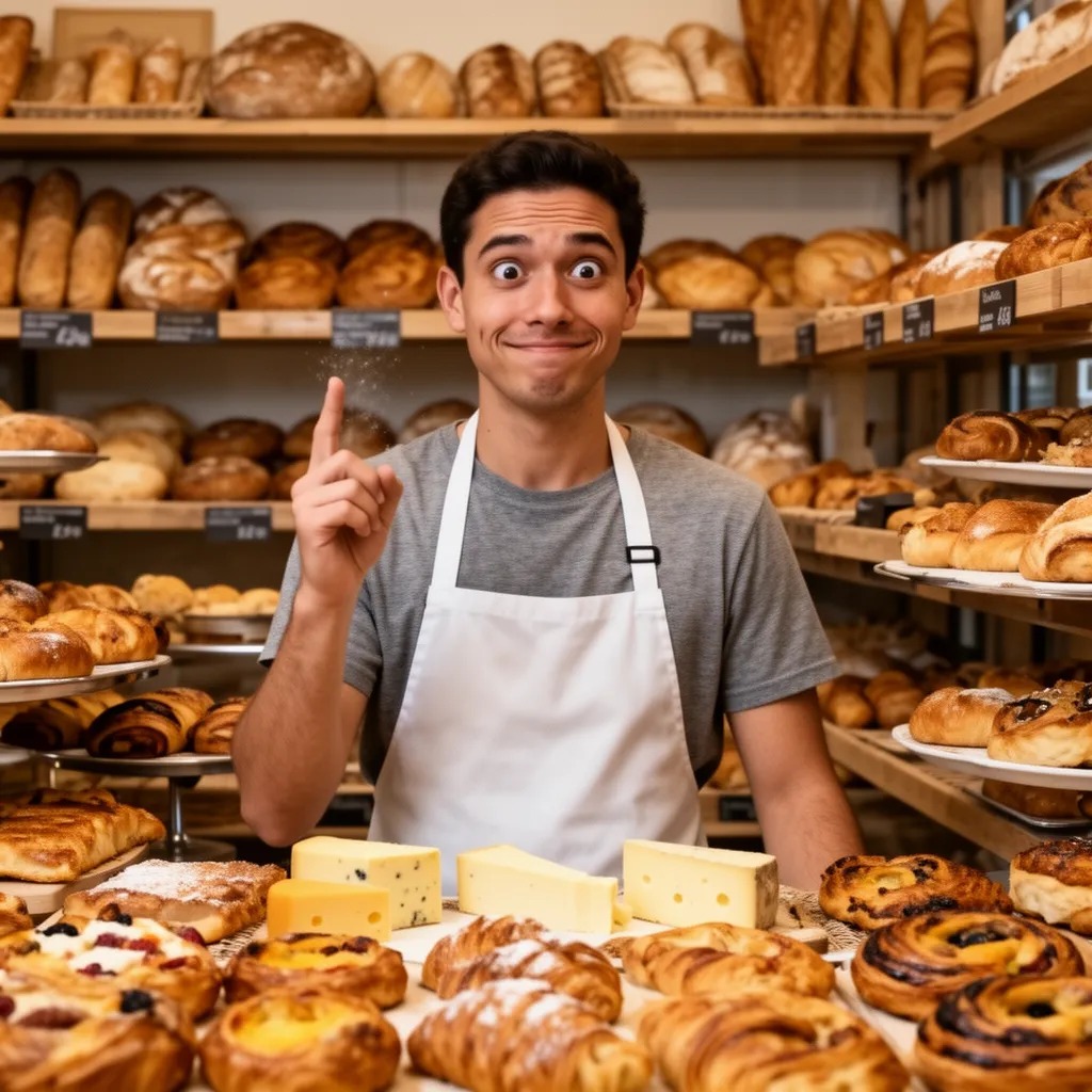 Bakkalın şaşkınlığı iyice artıyordu, peynir çıkardığım her parmağımın dokunduğunda, farklı bir lezzetli yiyecek çıkıyordu. Ke