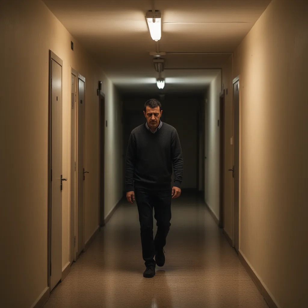 Odaya giren ışıklar, Tekir'in yüzünü aydınlatmaya çalışıyor gibi görünüyordu, ancak o her zamanki hüzünlü ifadeyi koruyarak b