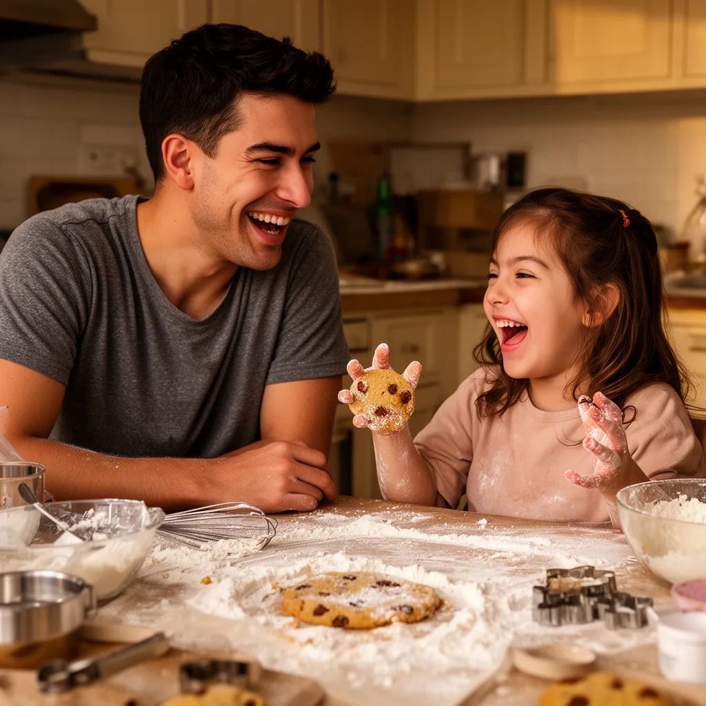 The kitchen filled with a chorus of giggles as we devoured our imperfect creations, the sugary rush of our laughter lingering