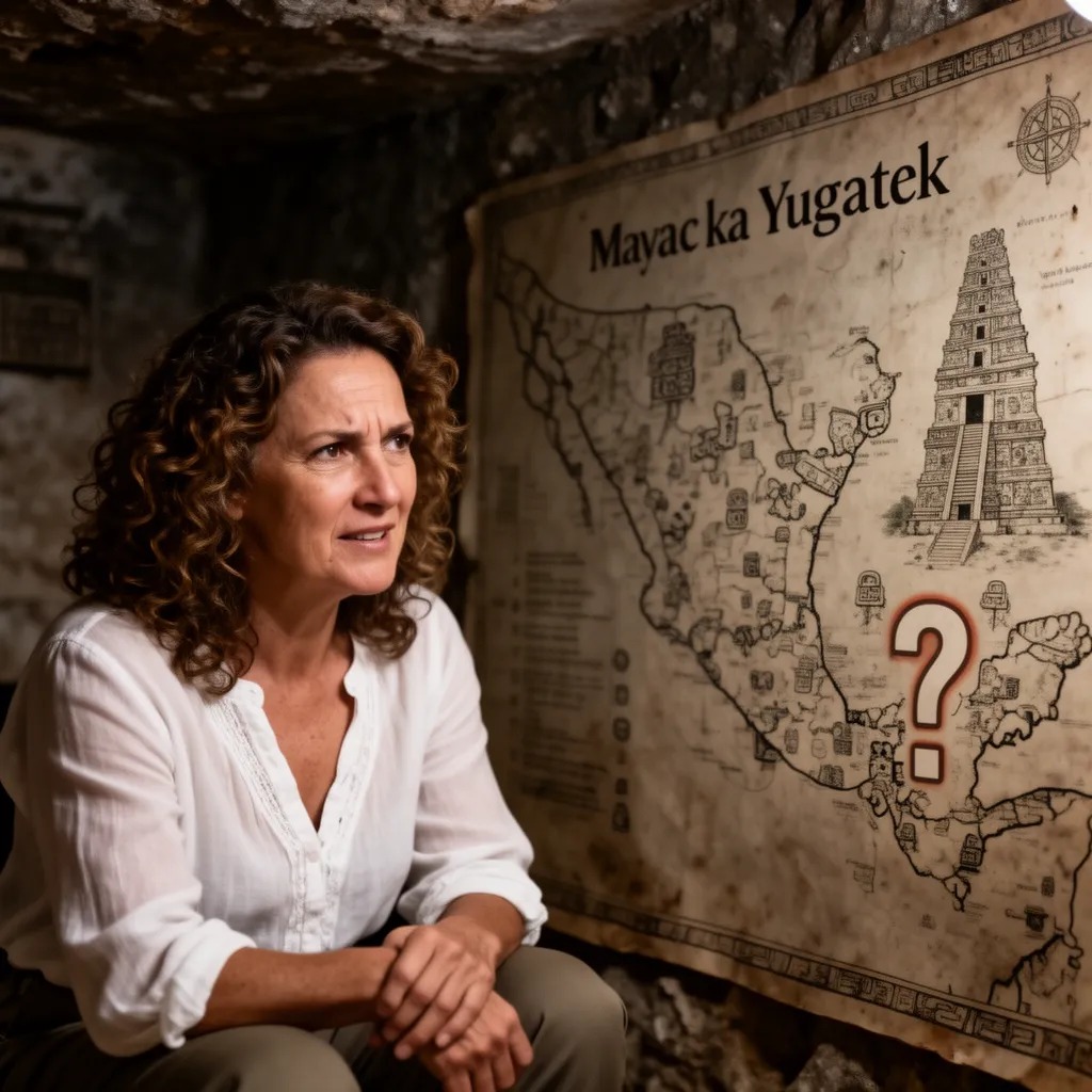 Gizemli sembolleri analiz ederken, bir uzman, o sembollerin aslında bir harita olduğunu fark etti. Harita, Yucatek'in gizli b