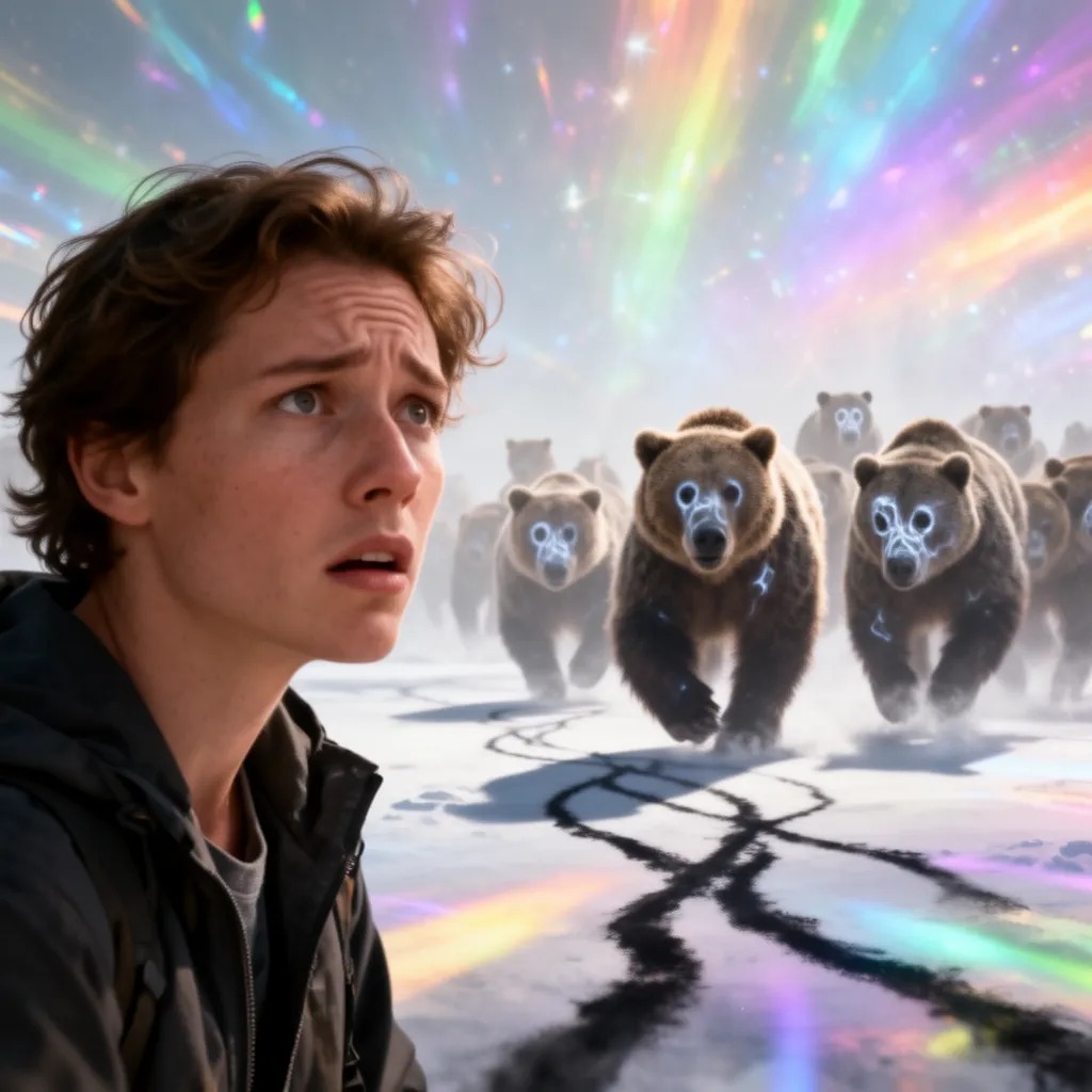 Bu gizemli yaşamı daha iyi anlamak için etrafıma baktım. Ayıların hareket ettikleri bölge, ışığın en güçlü olduğu yerlerdi, f