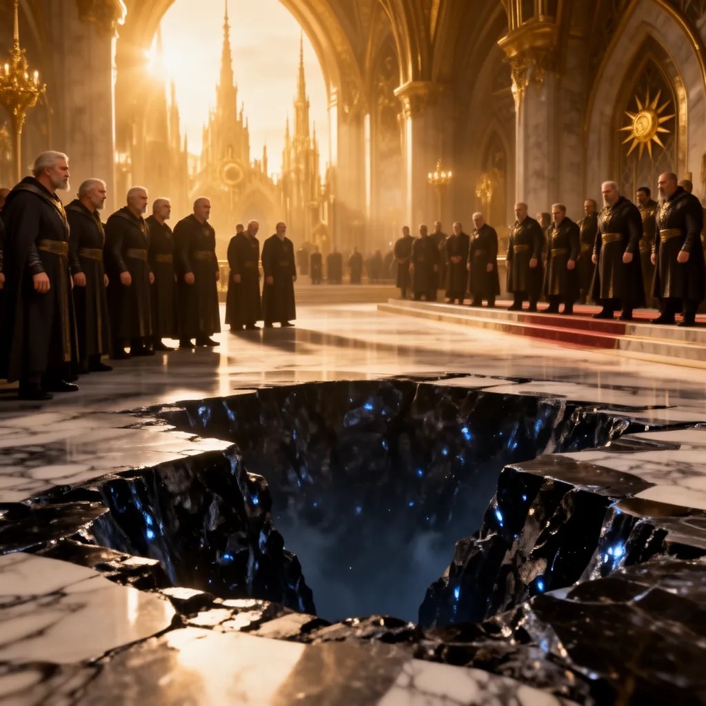Gece obsidyeninden yontulan kuyular, güneşin sıcaklığını hissetmeye başladıklarında, gecede yaşayanların arasında büyük bir h