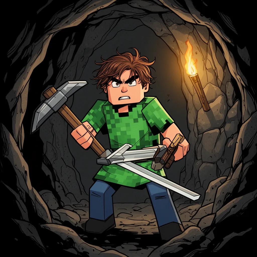 - Tahta kılıcını aldı