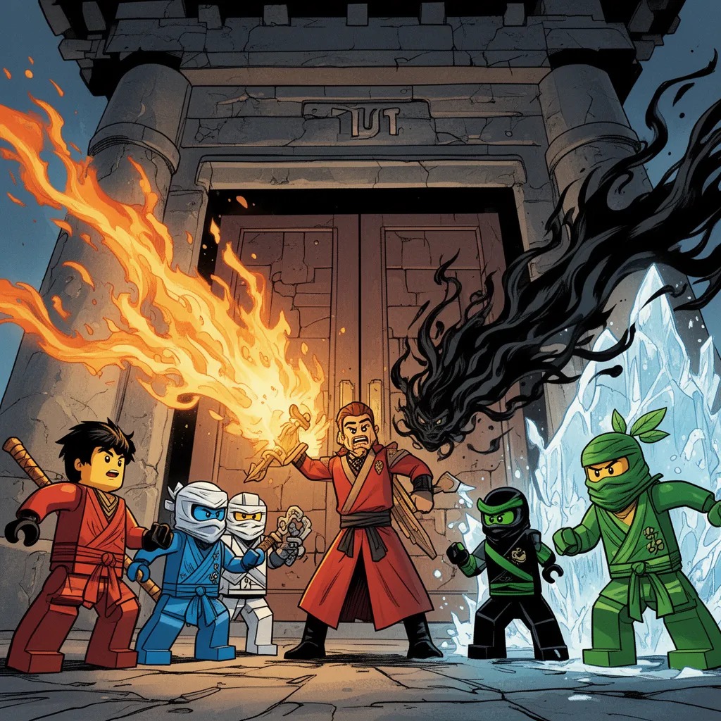 Kai, ateş gücüyle karanlığı yakmaya çalıştı. Ancak Umbra’nın gölgeleri ateşi bile yutuyordu. Zane buz gücünü kullandı, fakat 