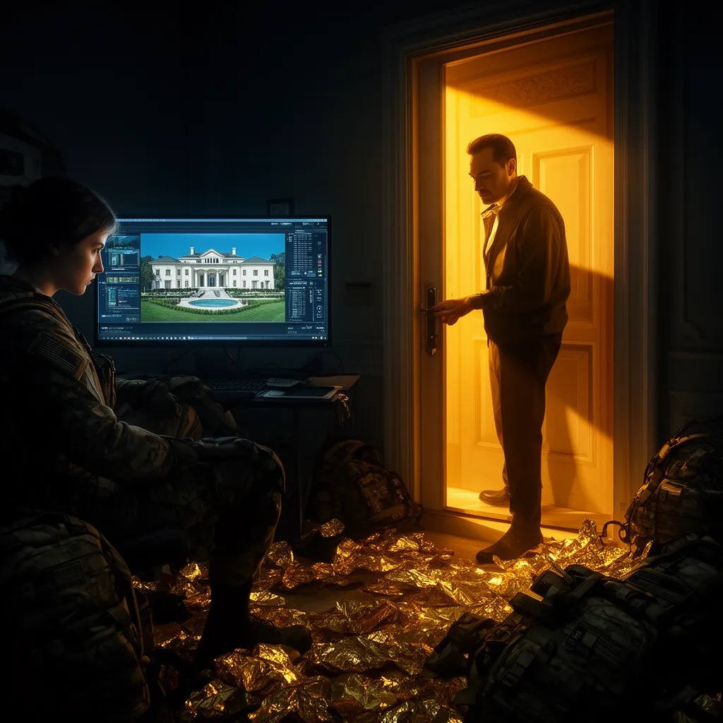 Kamera kaydından edinilen bilgiler, hacker'ın köşkünün odaya giriş için kullanmakta olduğu anahtarı çaldığını gösteriyordu. H