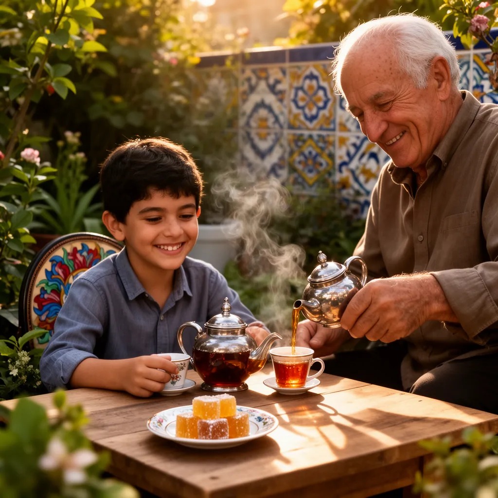 Dedem beni her pazar çay bahçesine götürürdü...