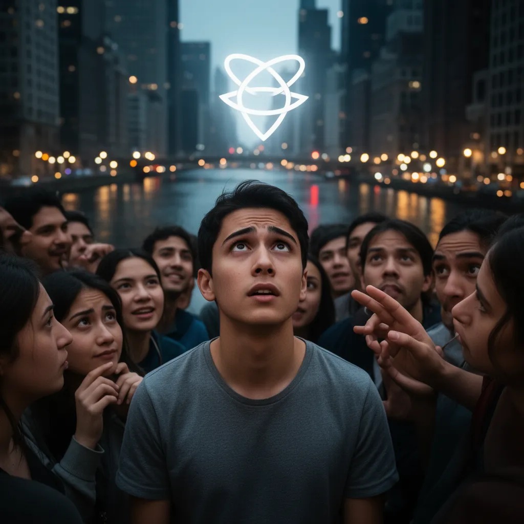 Kaybolan kisi tekrar geri geldiginde kafasinin uzerinde bir sayi yok. Bi sekil var. Hic kimsenin daha once gormedigi bir semb