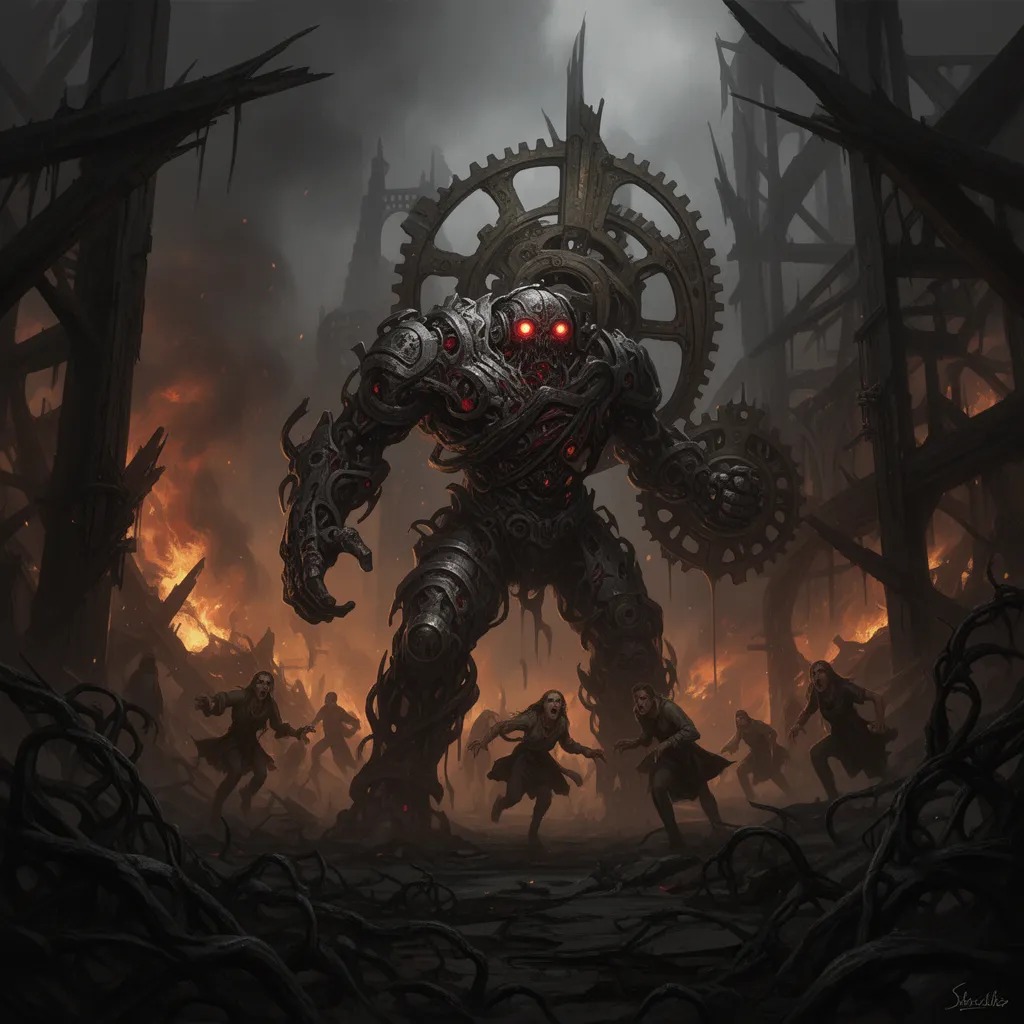 Makineler insanoğluna savaş açtılar. Artık makinelerin çağı başlıyor. İnsanlar kaçıyorlar.