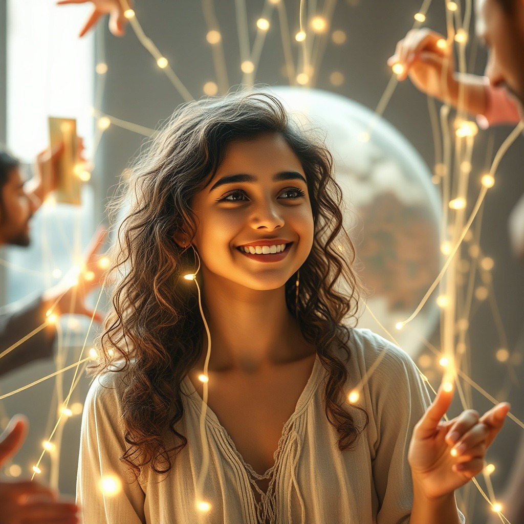 Hayal et: Bir hayal kuruyorsun, bir hikaye doğuyor. Dünyanın her yerinden insanlar hikayeye dokunuyor. Sonunu kimse bilmiyor.