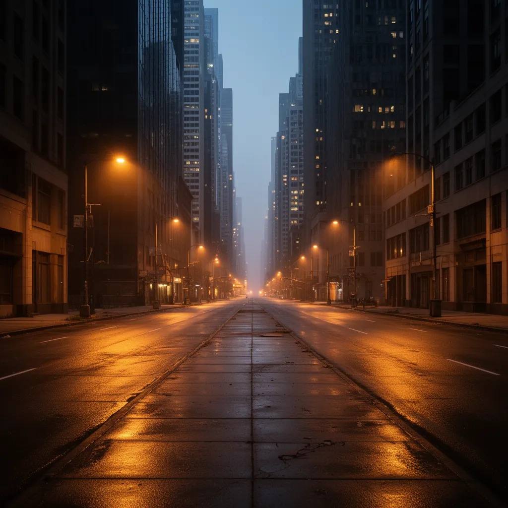 Hayal et: Sabah uyandın.
Şehirden kimse yok.
Ama ışıklar yanıyor.