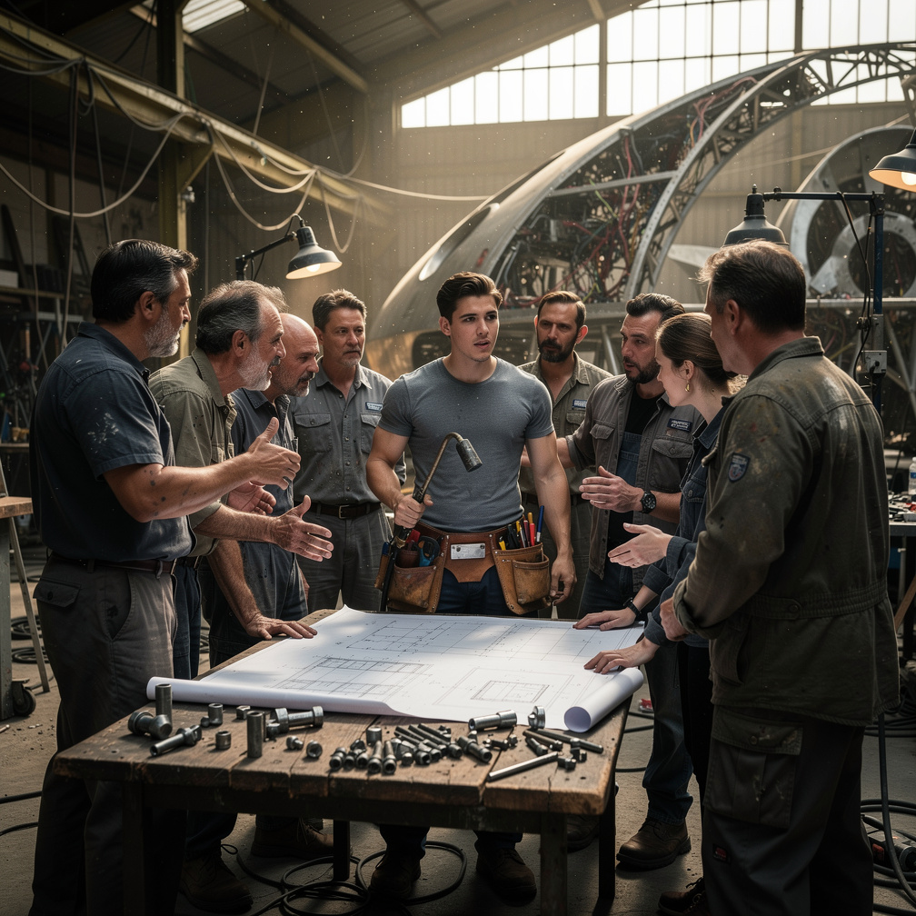 Dünyadaki demir madeninin tükenmek üzere ama uzay gemileri hala hazır değil. İnsanlar hep birlikte çözüm üretmeye çalışıyorla