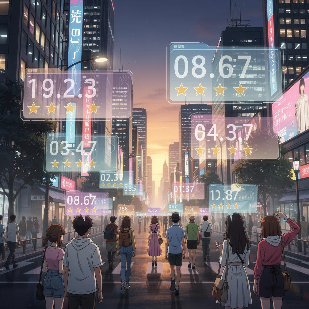 Hayal et: İnsanların birbirini puanladığı bir dünyada yaşasaydık.