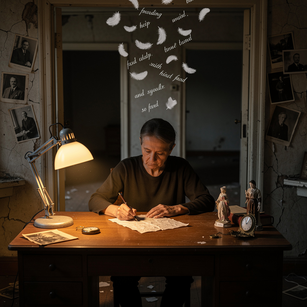 Yazdıkça kelimelerimiz hafifleyip anılar ağırlaşmaya başlıyor.