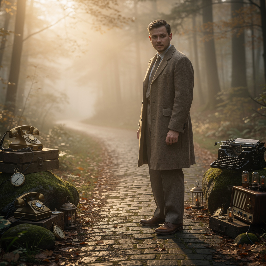 Imagine si: Nous tombions parfois, au détour du chemin, sur des êtres venus d’un autre temps, vêtus d’habits d’époque et ento