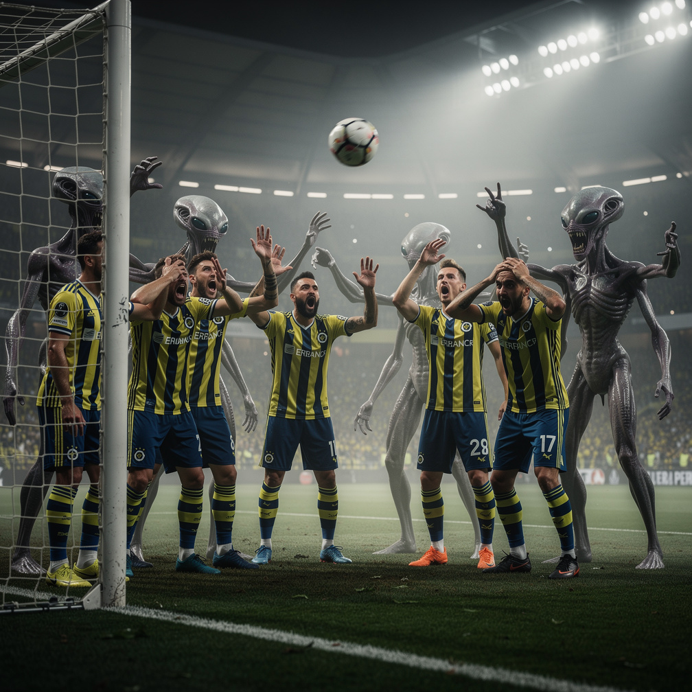 Son dakika Fenerbahçe saçma sapan bir gol yiyor.