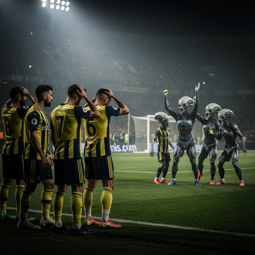 Fenerbahçe hemen karşılık veriyor ve bir gol de o atıyor.