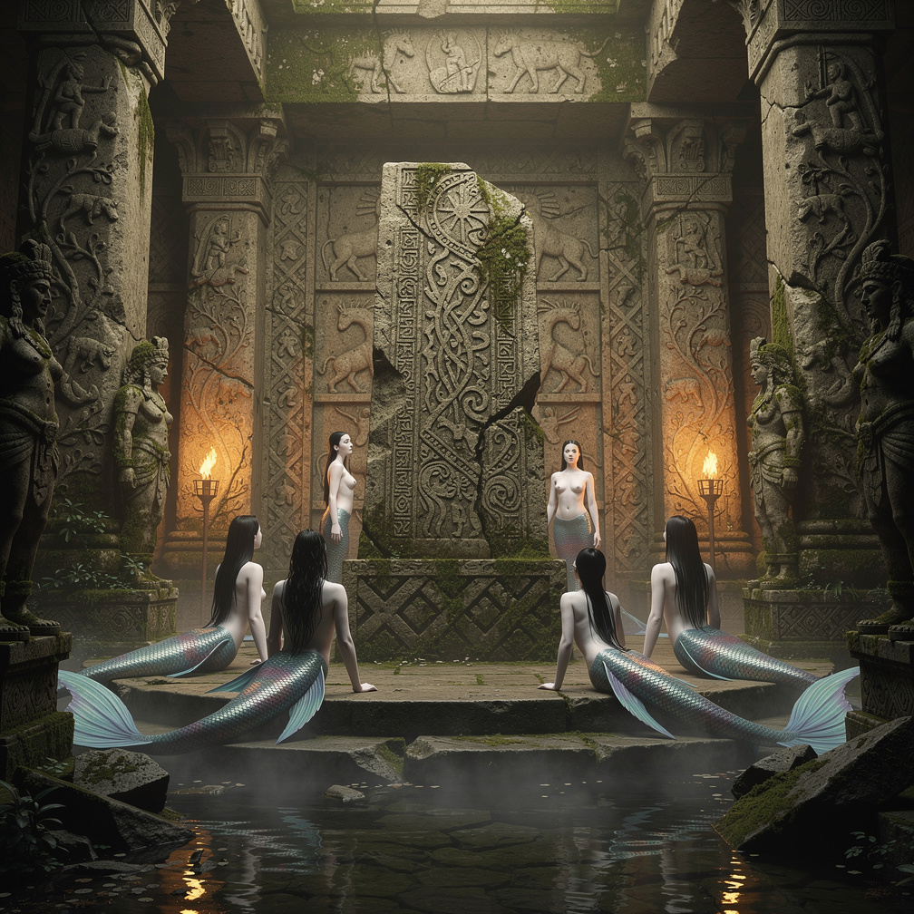 Ils sont entrés dans un lieu où la création n'était pas cachée.

Elle se tenait là, sculptée dans le silence...

attendant d'