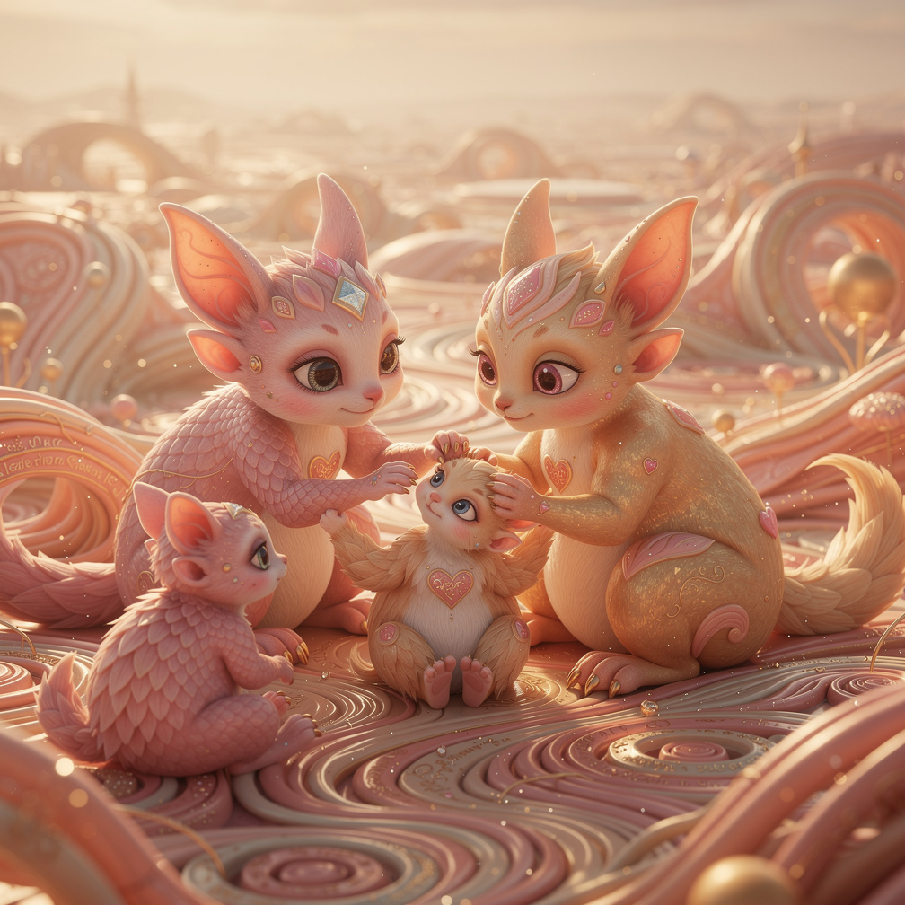 كائنات طيف مفعمه بالحيوية وكريمه وتحب الخير.