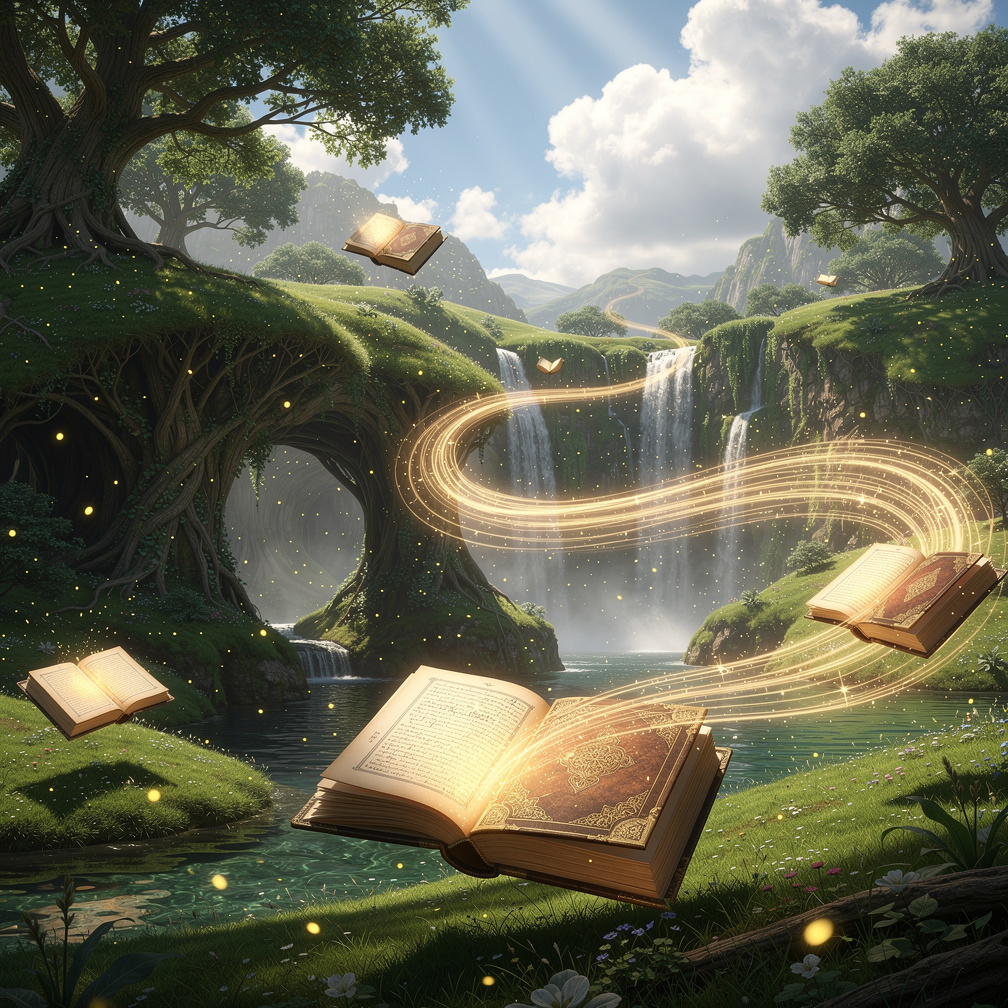 عالم سحري متداخل ينقلك من كتاب إلى آخر  ومن قصة إلى أخرى أحداثها مترابطة